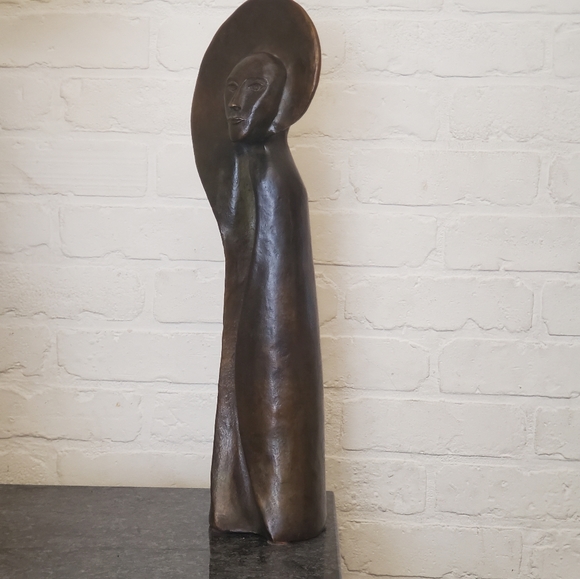 Guillaume Chaye "Madame Le Lune" Bronze Sculpture - Picture 9 of 16